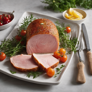 Presentation and Serve A. Garnish and Presentation Tips Reserved Ham and Fresh Herbs: Decorative Touches