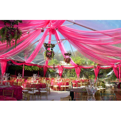 wedding ceremony tent decoration