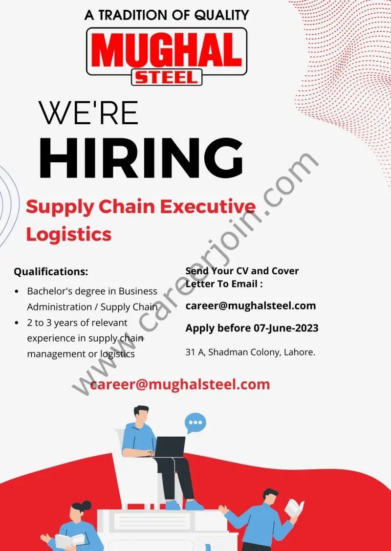 Mughal Iron & Steel Industries Ltd MISIL Jobs 2023 - Latest Advertisement