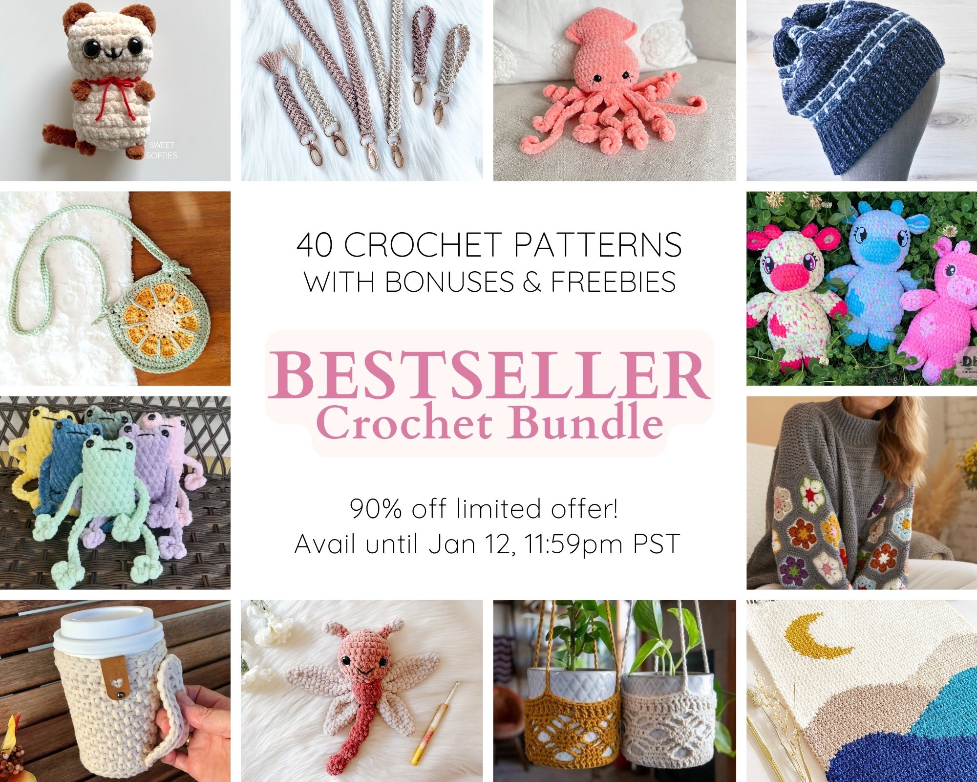 Animal Crochet Pattern Bundle - Sweet Softies