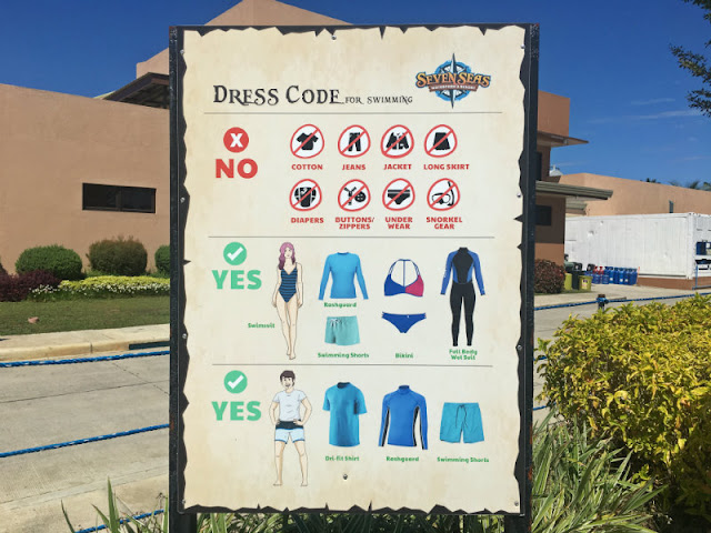 Seven Seas Dress Code Swimming Attire