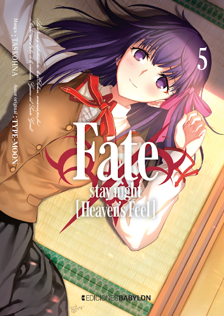 Novedades Ediciones Babylon - Fate/stay night [Heaven's Feel] 5.