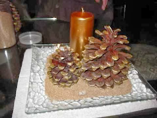 Christmas Centerpieces with Pineapples Part 1