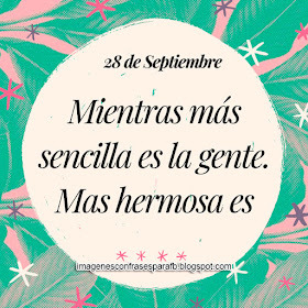 Frase del Día 28 de Septiembre