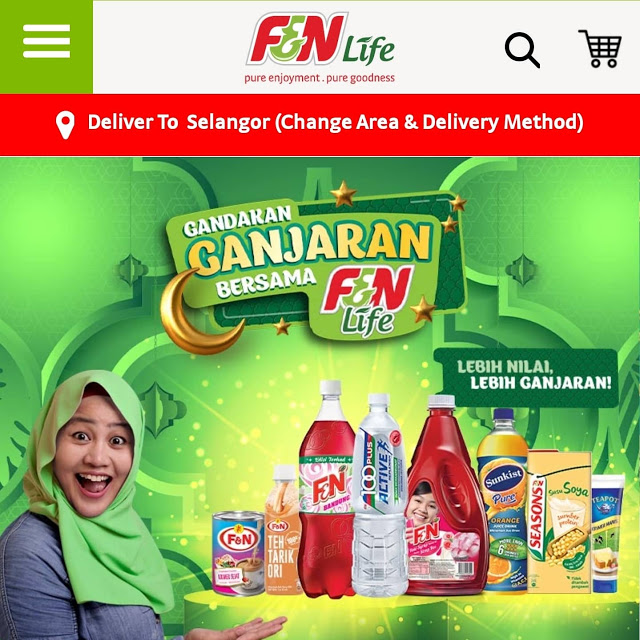 Berbaloi beli Soya Cincau Bundle di aplikasi F&N Life.