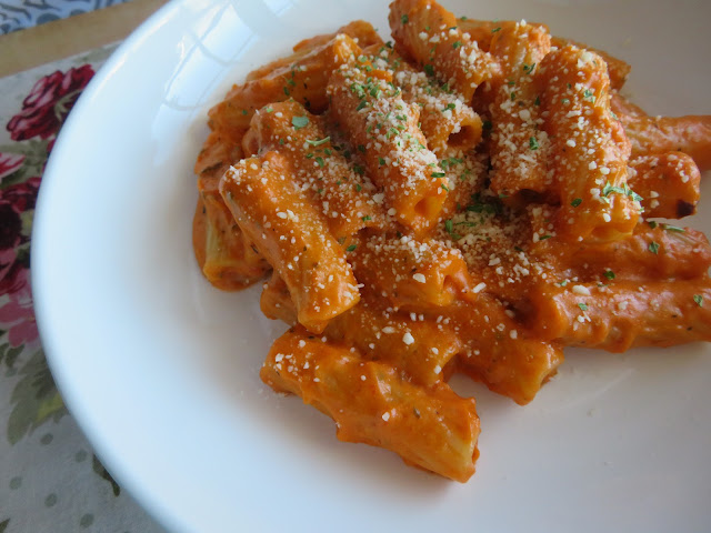 Pasta with Pink Sauce (for two)