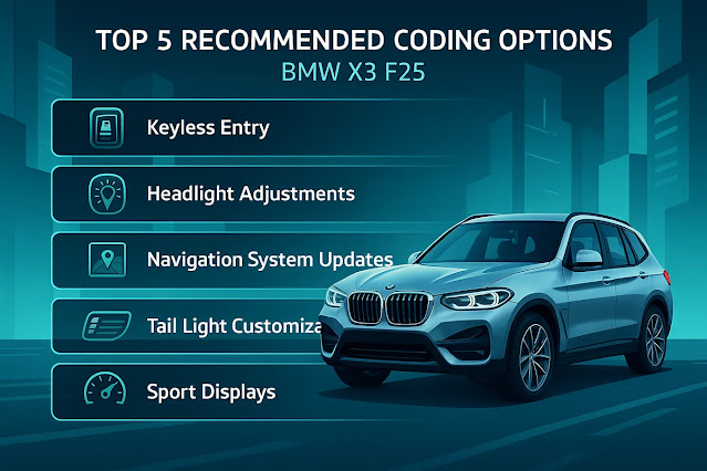 BMW X3 F25におすすめのコーディング項目ベスト5