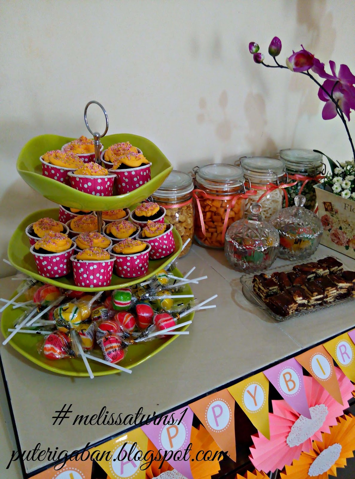 Nursaila Norman: DIY : Simple Candy Buffet