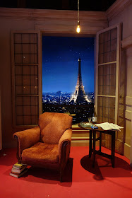 Paris apartment, TV set design, Eiffel Tower