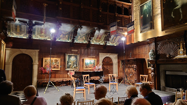 Queen Elizabeth I presides over an empty stage at Hatfield House awaiting the performers