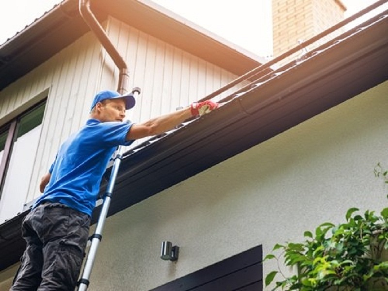 roof gutter cleaning