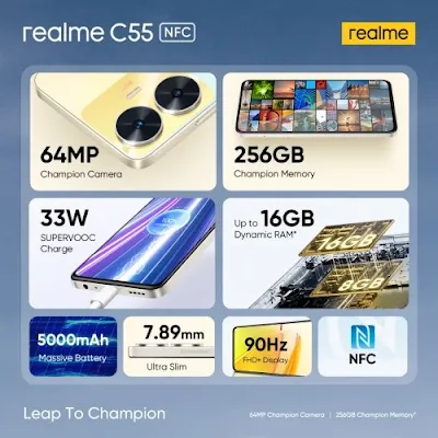 Realme-c55-specs