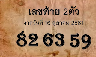 Thailand Lottery Lucky Tips For 16-10-2018