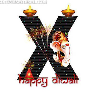 Diwali x alphabet image