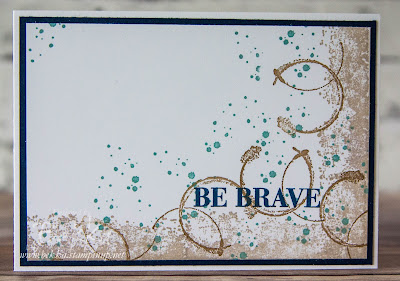Make In A Moment Timeless Textures Be Brave Get Well Soon Card
