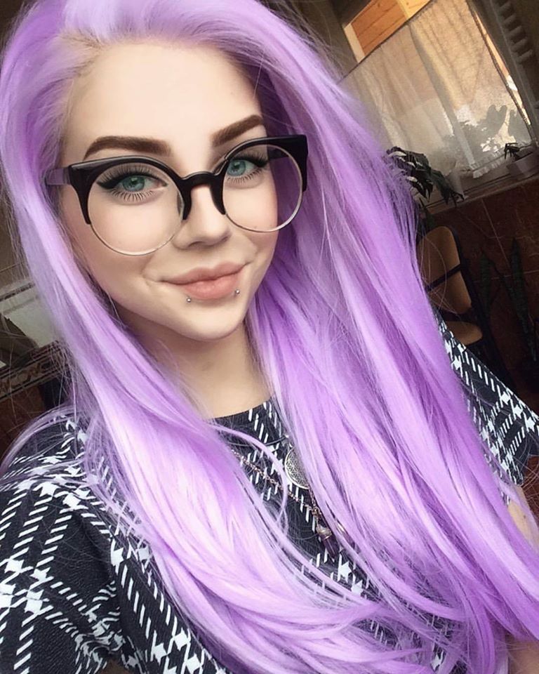 cabello lila