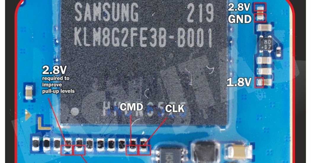 Samsung J5 16 Emmc Isp Pinout