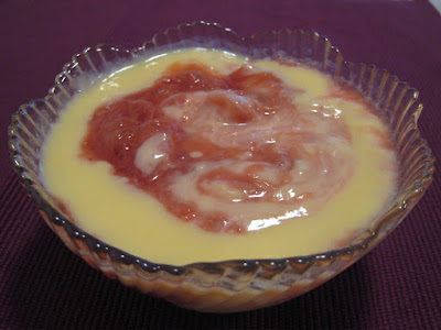 stewed recipe custard apple Escapades!: Rhubarb Stewed apple custard Cooking and with Our