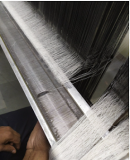 Denting - A weaving process, Fabric manufacturing process