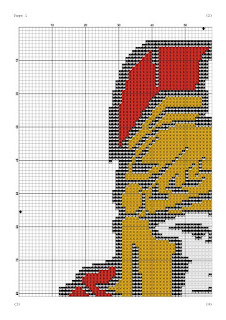 Ottawa Senators logo cross stitch pattern - Tango Stitch