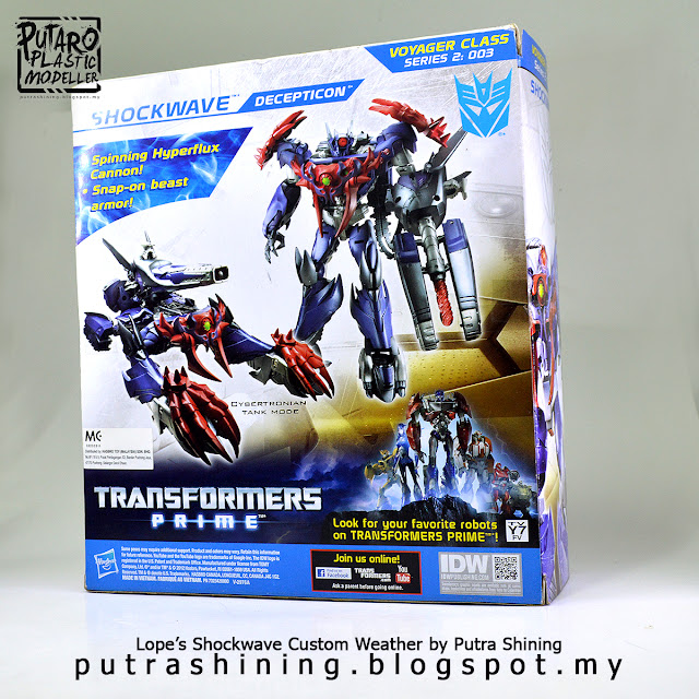 Transformers Prime Beast Hunters Voyager Class Shockwave Custom Weather by Putra Shining