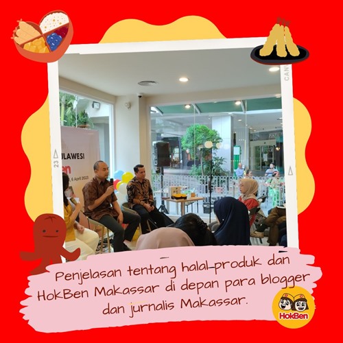 Sosialisasi Halal di HokBen Makassar