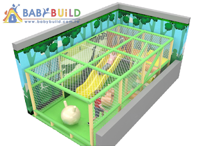BabyBuild 室內3D泡管遊具示意圖