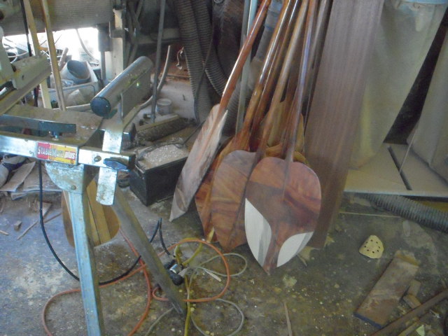 Boat Services: Exotic Woodworking Custom Art Kayak Canoe Paddles 