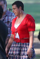 Adam Sandler Dressing In Drag On Set Of 