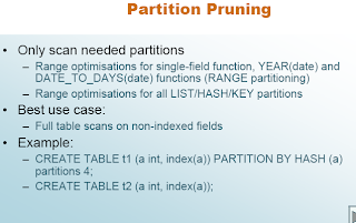 partition pruning