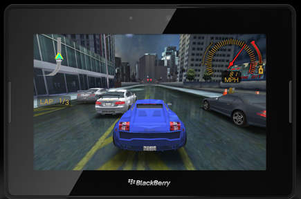 black berry play Book tablet PC high gaming