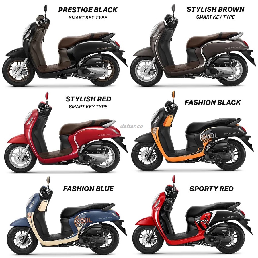 2022 All New Honda Scoopy Colours