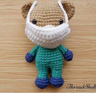 PATRON GRATIS OSO ENFERMERO AMIGURUMI 52507