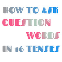 Cara Menanyakan Question Words di 16 Tenses