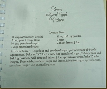 Mary Kay Recipe