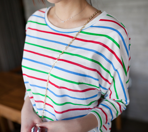 Multi-Colored Striped Shirt