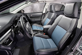 Interior view of 2014 Toyota Corolla S