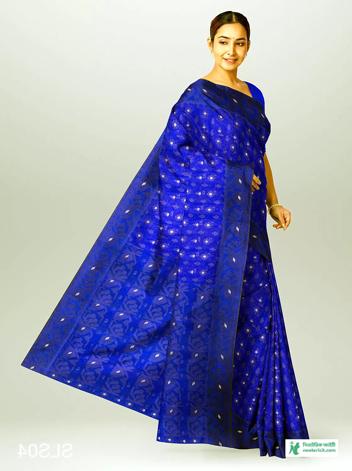 Blue Saree Designs - Blue Saree Pics, Photos, Pictures - Blue Saree Designs & Prices - blue saree pic - NeotericIT.com - Image no 13