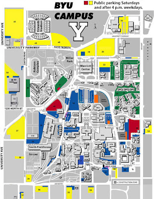 South Field Map - Parking