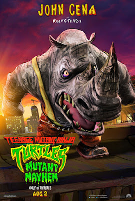 Teenage Mutant Ninja Turtles Mutant Mayhem Animated Movie Character Poster Rocksteady