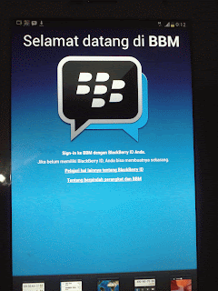 Cara install bbm di tablet Samsung Galaxy