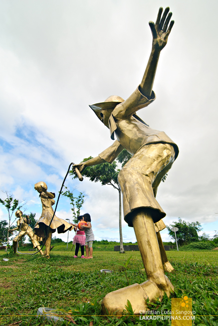 Bronze Sculpture at Nuvali in Santa Rosa, Laguna