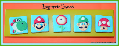 Çocuklara alınabilecek farklı hediyelik kurabiyeler. Süper Mario.