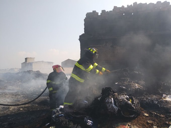 Estados/// Recomiendan proteger la salud por incendio en basurero Quintana Roo