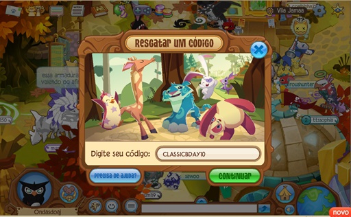 Animal jam Code