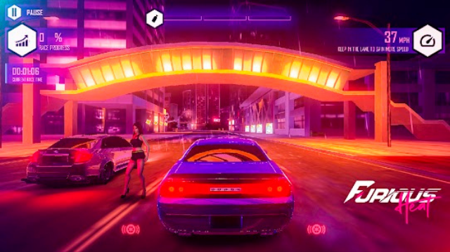 تحميل لعبة Furious Heat Racing مهكرة للاندرويد اخر اصدار