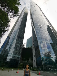 Singapur, distrito financiero o Downtown Core de Singapore.