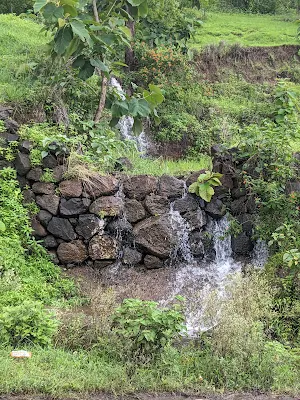 Small waterfall for kids to have fun