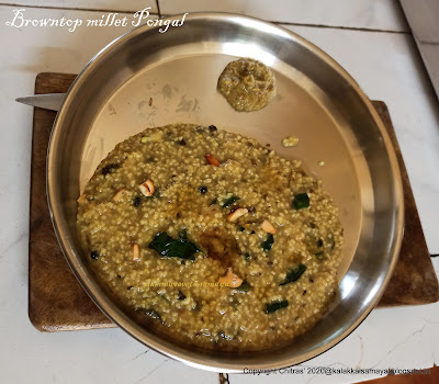 Browntop millet Pongal