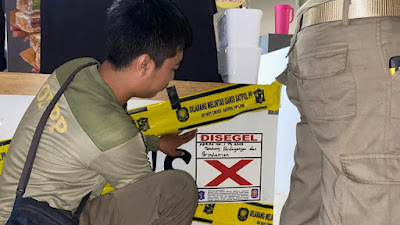 Gegara Video Influencer, Stan Es Krim di Surabaya Barat Disegel Satpol PP